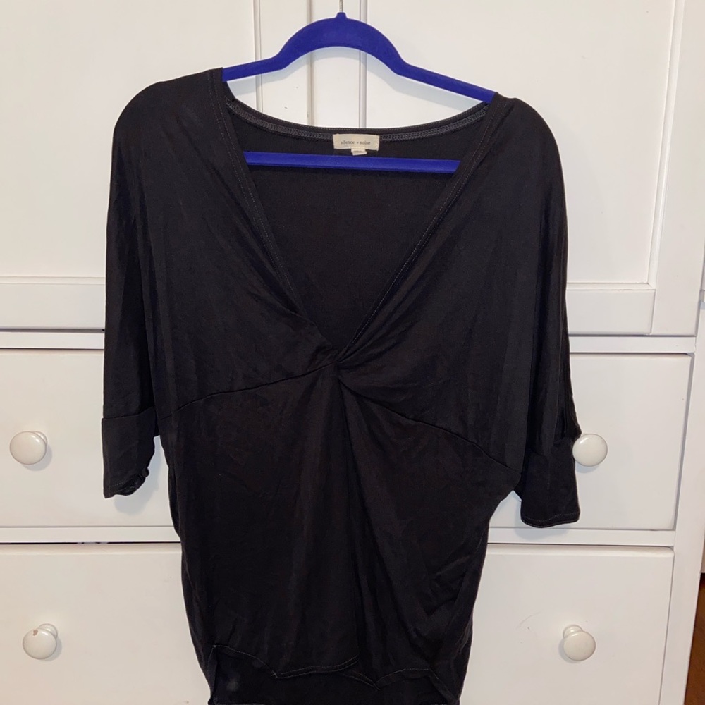 Urban Outfitters Silence + Noise Deep Neck Shirt